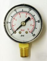 40MM pressure gauge base entry 0-200 psi air and oil