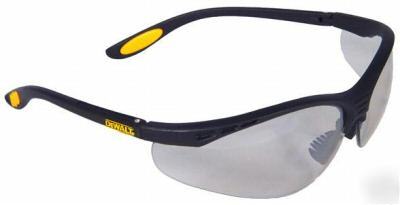 Dewalt reinforcer indoor/outdoor lens safety glasses
