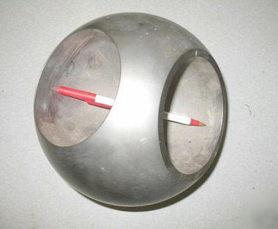 Huge stainless steel ball valve ball 8