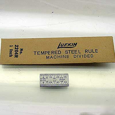 Lufkin no 2204R 1IN spring tempered steel rule tool