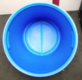 15 gal hd plastic barrel drum snap top lid locking ring