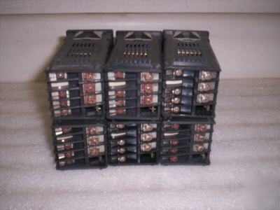 Lot of 6 rkc temperature controllers model mf-1