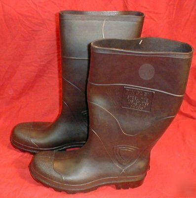 New tingley steel toe pvc safety boot brand size 8