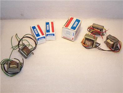 Lot of 8 stancor filament transformers 6.3 v two types
