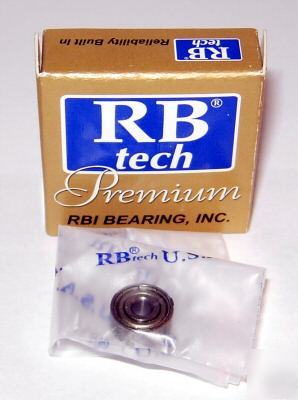 (10) R2-zz premium grade bearings, 1/8