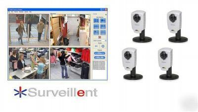 Axis complete ip 4-camera system 207 0235-004 station