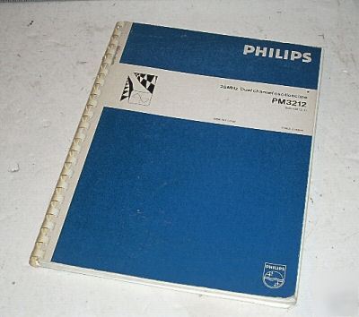 Philips PM3212 operation & service manual 