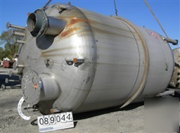 Used: fabricated products tank, 9000 gallon, 316L stain