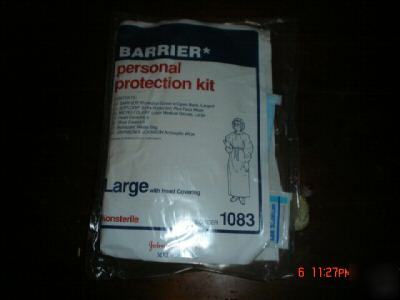 5 barrier personal protection kits; johnson and johnson