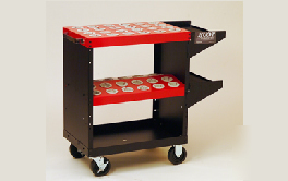 Huot tool cart holds 48 capto style C4 toolholders