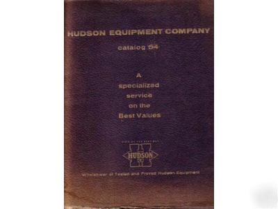 Hudson equipment catalog 1959 barns old