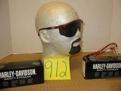 Uvex safety glasses harley davidson gray/clear lens (2)