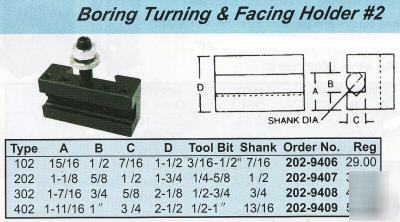 #2 turning & facing tool holder 13