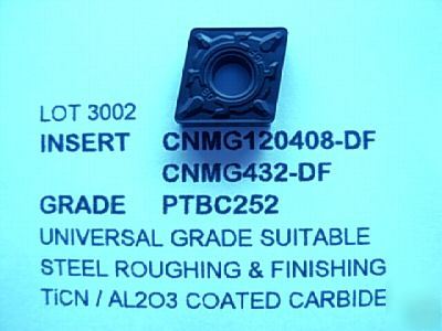CNMG432DF CNMG120408DF carbide inserts # 3002 