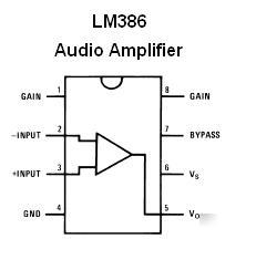 LM555 timer & LM386 audio amplifier smt ics kit