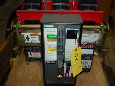 Siemens type rlx 800AMP lv power circuit breaker