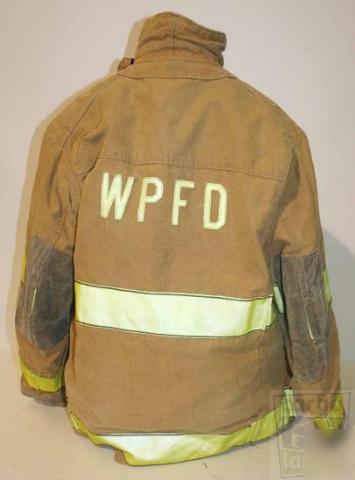 Globe industrial firefighter jacket sz 42 fire wow 