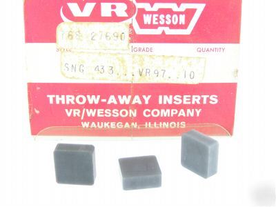 New 165 vr wesson sng 433 VR97 ceramic inserts N522
