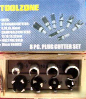 Toolzone 8 piece plug cutter quality