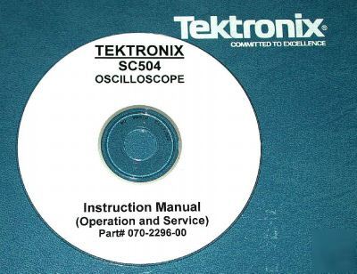 Tektronix SC504 sc-504 sc 504 service manual