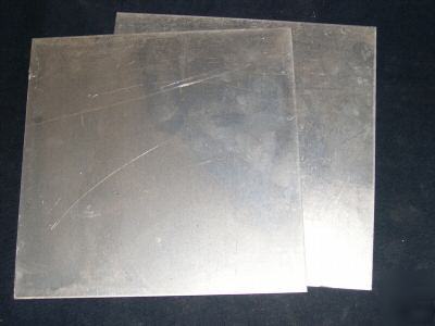 2 small sheets of 5052 aluminum 1/16 thick 