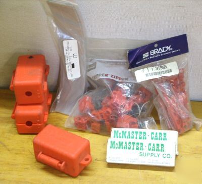 Large lot of lockout tagout padlock safety items nice 