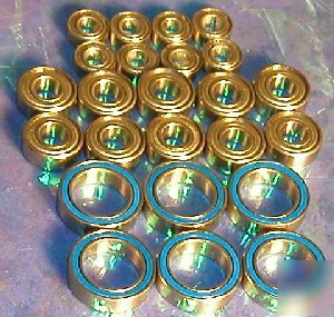 Set of 24 steel/metal hpi nitro RS4 racer ball bearings