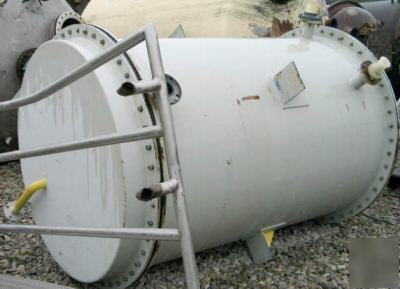 1000 gal rubber lined steel tank with mixer (3812)