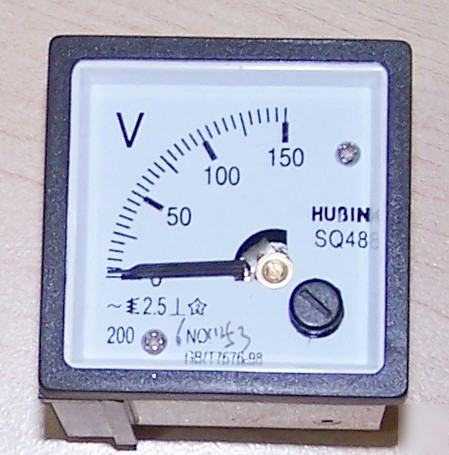 Ac 0 - 150 vac analog panel meter voltage voltmeter