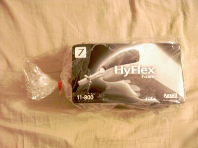 Ansell hyflex foam gloves 11-800 sz 7 (12 pair)