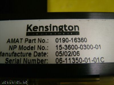 Kensington 300MM wafer prealigner 15-3600-0300-01