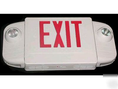 4 unit, combo exit sign & emergency light ,E4AR