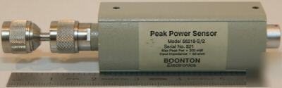 Boonton 56218-s/2 peak power sensor 30 mhz - 26.5 ghz