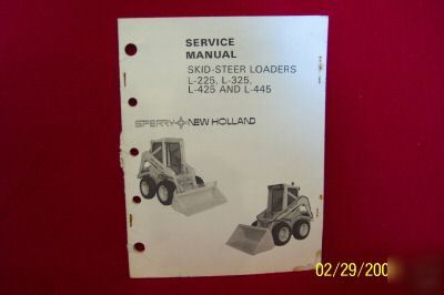 New holland skid steer service manual L225,325,425& 445