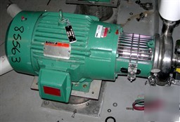 Used: tri clover centrifugal pump, model C216MDG21TL20C
