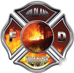 Firefighter fire fd decal reflective 4