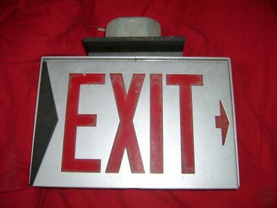 Direct wire, light up, exit sign... very nice item 