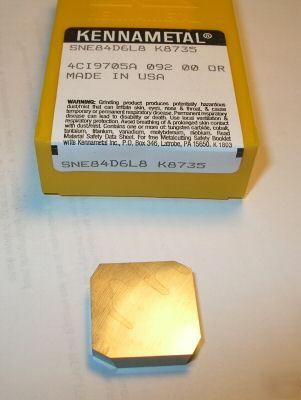 Kennametal SNE84D6L8 carbide milling inserts K8735