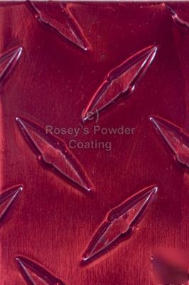 New 1 lb red transparent powder coating ( )