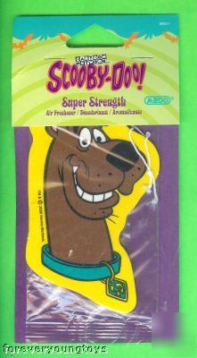 New scooby-doo super strength car air freshener sealed