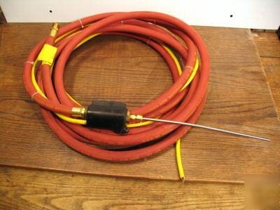 New 25FT 1/2 in. hose w nozzle & electric switch ( )