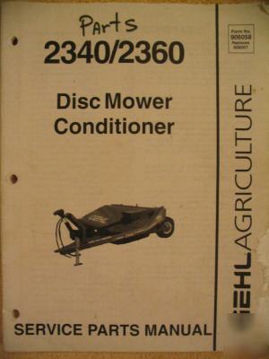 Gehl 2340 2360 mower conditioner parts catalog manual