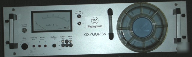 Maihak ag hamburg oxygor 6N westinghouse gas analyzer 