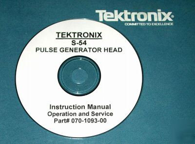 Tektronix s-54 S54 service manual
