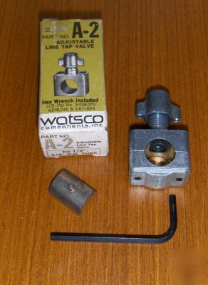 A-2 watsco adjustable line tap valve for 1/2 5/8 