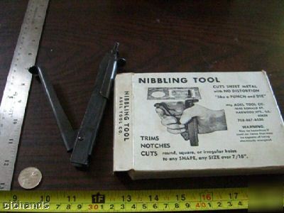 New * * adel (usa made) nibbling tool sheet metal 7/16