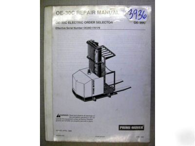 Prime mover oe-30C repair manual