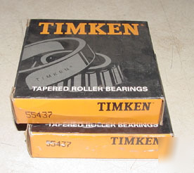 New 2PC timken tapered roller bearing 55347 in box