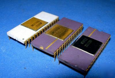 New AM2813DC 28-pin purple gold cerdip vintage AM2513
