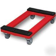 Rubbermaid padded heavy-duty poly dolly, plastic cart